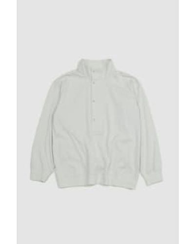 Still By Hand Stand Collar Sweatshirt - Bianco