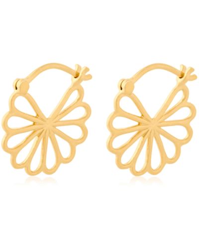 Pernille Corydon Small Gold Bellis Earrings - Metallizzato