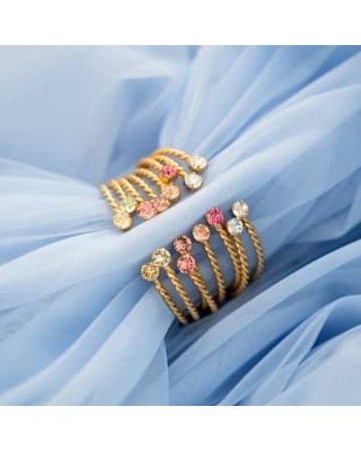 Caroline Svedbom Mini Twisted Bracelet - Blu