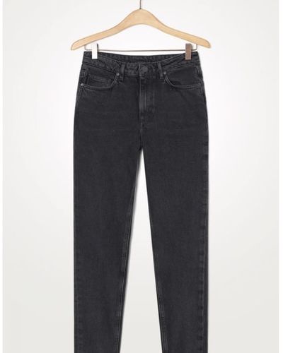 American Vintage Gebleichte schwarze Top Jeans - Mehrfarbig
