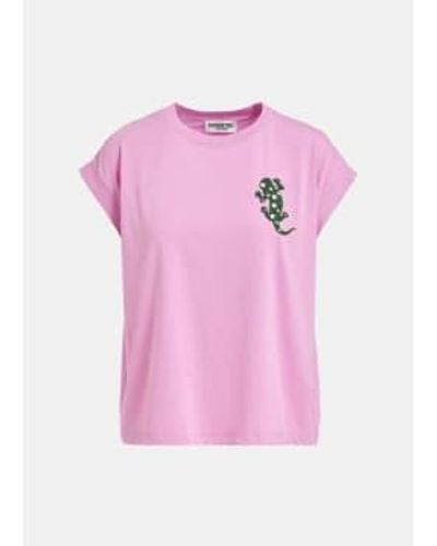 Essentiel Antwerp Fountain T-shirt Lilac Xs - Pink