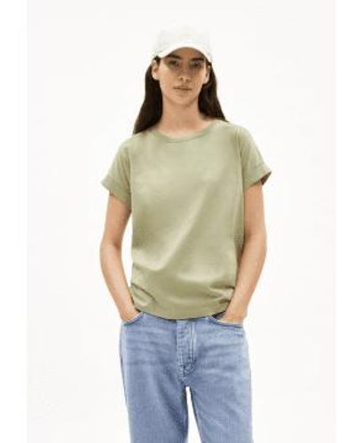 ARMEDANGELS T-shirt idaara Matcha léger - Vert