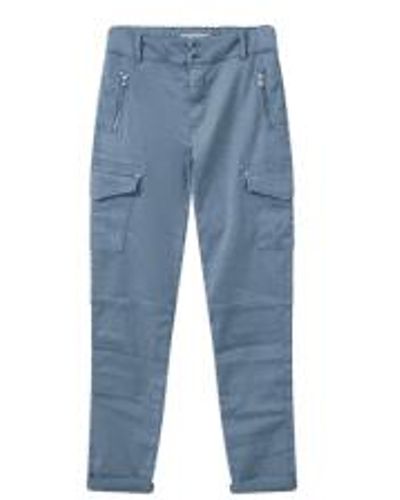 Mos Mosh Gilles Timaf Pant Shadow 26 - Blue