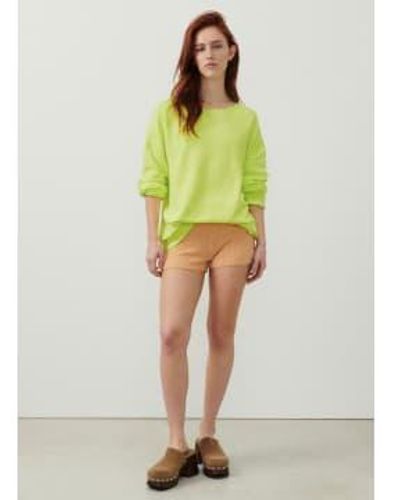 American Vintage Hapylife sweatshirt - Gelb