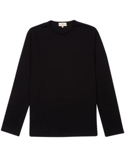 Burrows and Hare Long Sleeve T Shirt L - Black