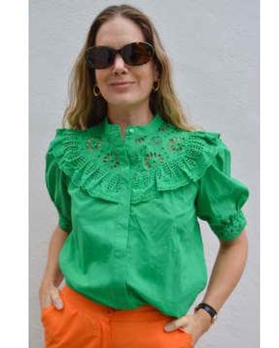 Suncoo Lupe Blouse - Green