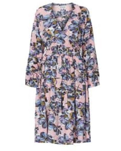 Lolly's Laundry Abigail Dress Flower Print - Blu