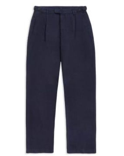 Burrows and Hare Trousers Navy 38 - Blue