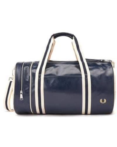 Fred Perry Classic Barrel Bag - Azul