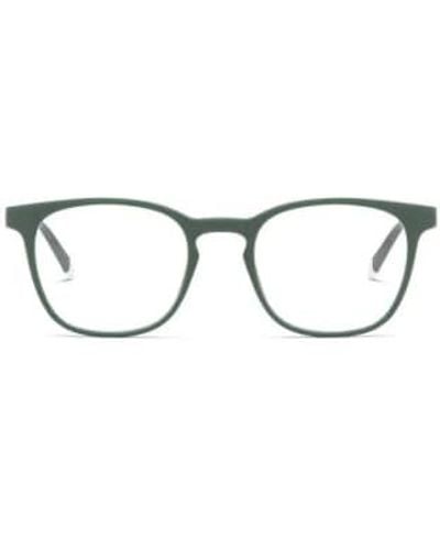Barner Dalston hell -lesebrille in dunkelgrüner brille - Braun