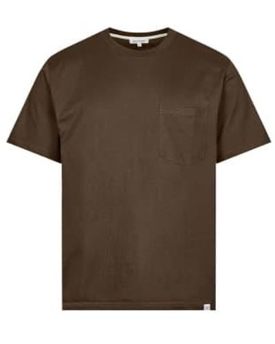 Norse Projects Camiseta bolsillo johannes - Marrón