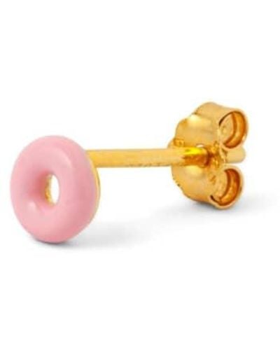 Lulu Donut Earring 1 Pcs - Giallo