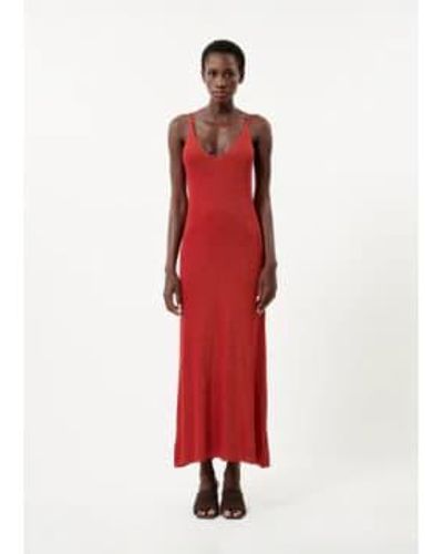 FRNCH Adelina Dress Brick / S - Red