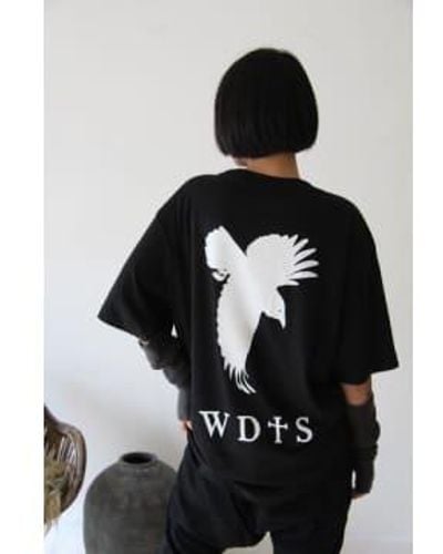 WINDOW DRESSING THE SOUL Crow T-shirt surdimensionné - Noir