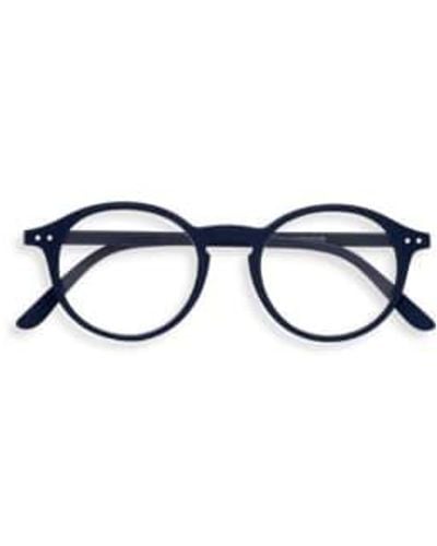 Izipizi Navy #d Iconic Reading Glasses +1 - Blue