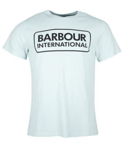 Barbour International Graphic Tee Pastel Sprunce - Multicolore