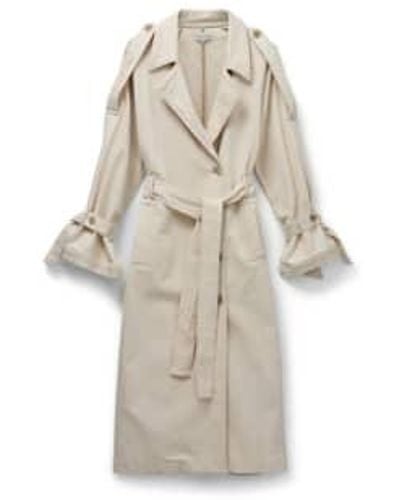 Blanche Cph Sable Denim Trench 34 - Natural