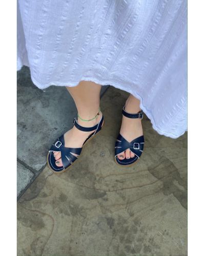 Salt Water Original Navy Sandals - Blue