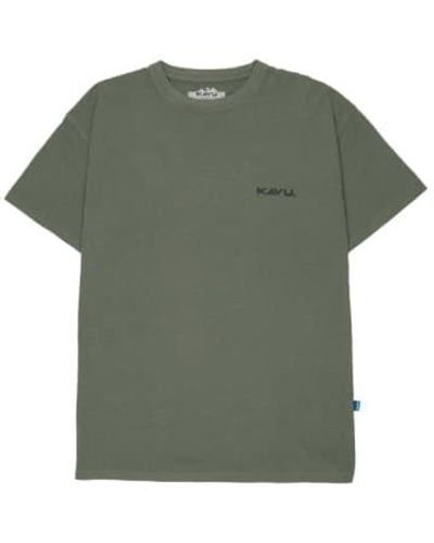 Kavu Camiseta Brújula - Verde