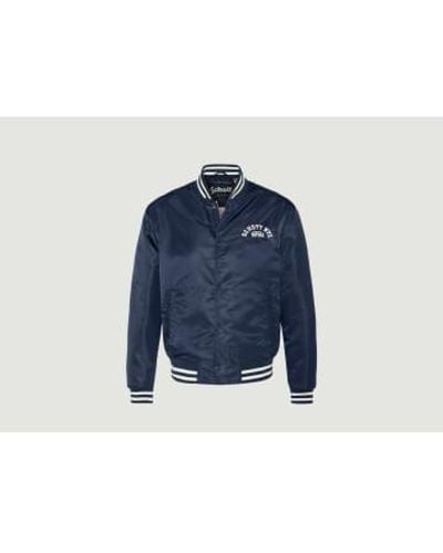 Schott Nyc Varsity Jacket Princeton1 - Blu