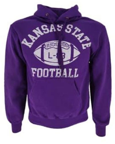 WILD DONKEY Kansas State Football / White Xs - Purple