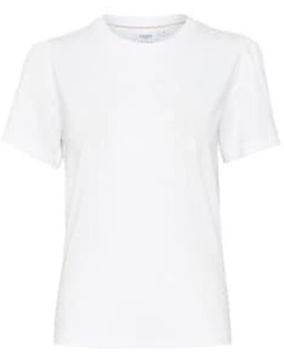 Saint Tropez Camiseta coletta en blanco brillante