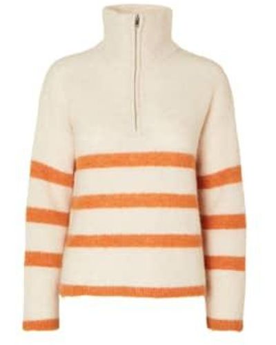 SELECTED Maline Knit Xs - Orange