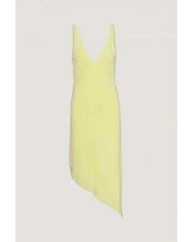 REMAIN Birger Christensen Gosha Dress Wax Yellow - Amarillo