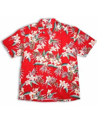 Paradise Found Orchid Ginger Shirt - Rosso