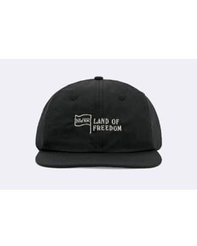 Nwhr Freedom Nylon Snapback Hat - Black