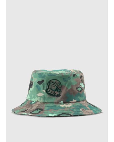 BBCICECREAM S Nothing Camo Bucket Hat - Green