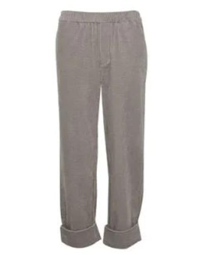 Part Two Calleigh Trousers In Gray Flannel - Grigio