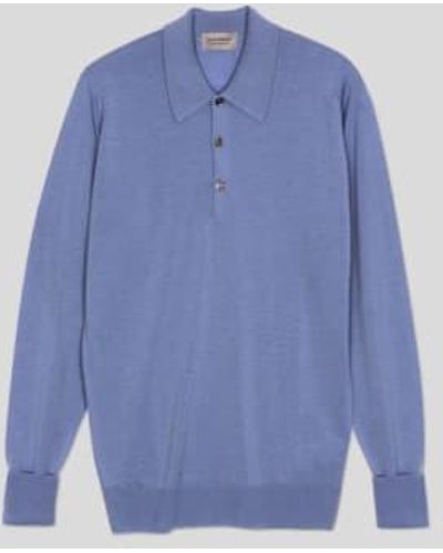 John Smedley Dorset -shirt - Blau
