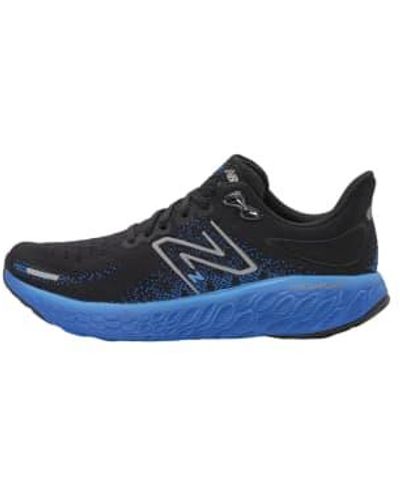 New Balance Espuma fresca x 1080v12 zapatos negros/azules