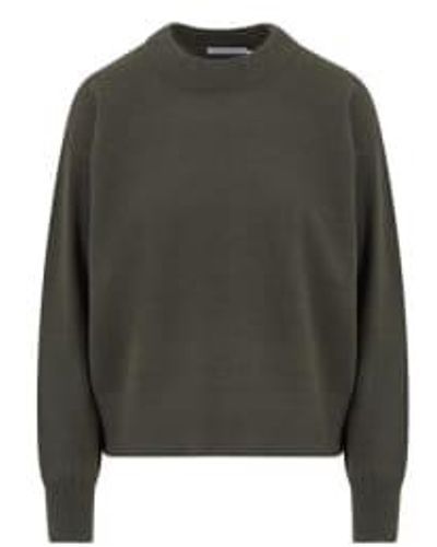 COSTER COPENHAGEN Knit With Round Neck Fall Leaves Xs - Green