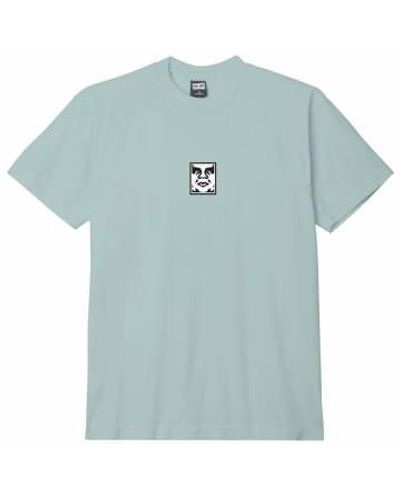 Obey Icon Heavyweight T-shirt - Blue