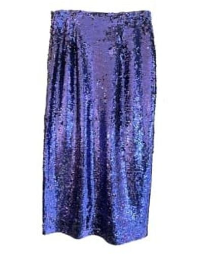 CKS Skott Skirt In Iris - Blu