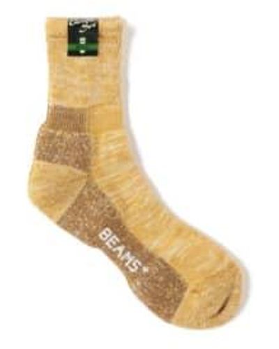 Beams Plus Outdoor socken gelb - Mettallic