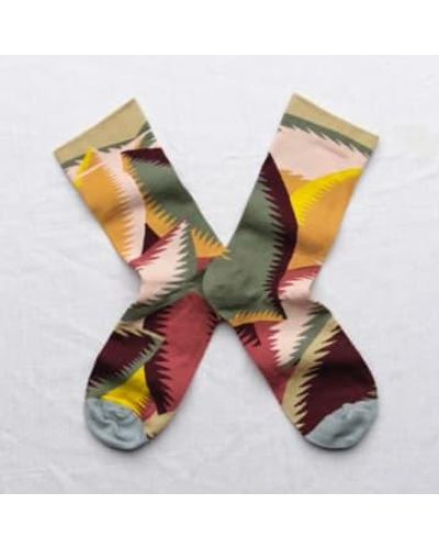 Bonne Maison Abstract Socks Lp501 - Multicolore