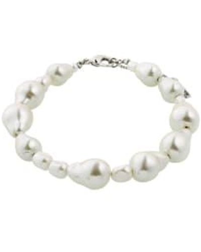 Pilgrim Willpower Pearl Bracelet Pearl/ / One Size - Metallic