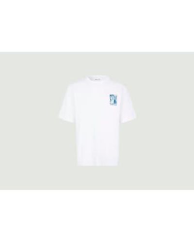 Samsøe & Samsøe Camiseta Sawind 11725 - Blanco