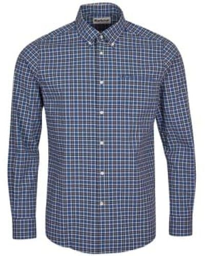 Barbour Lomond Tailored Shirt Summer Navy - Blu