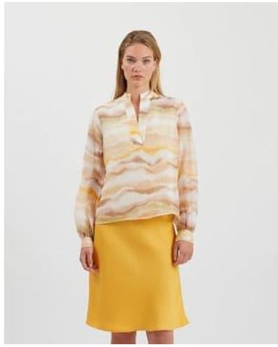 Minimum Boletteline 9272 Long Sleeved Blouse Curds And Whey - Multicolore