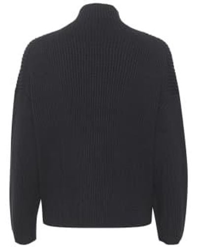 Part Two Angeline Organic Cotton Knitted Pullover Dark - Blue