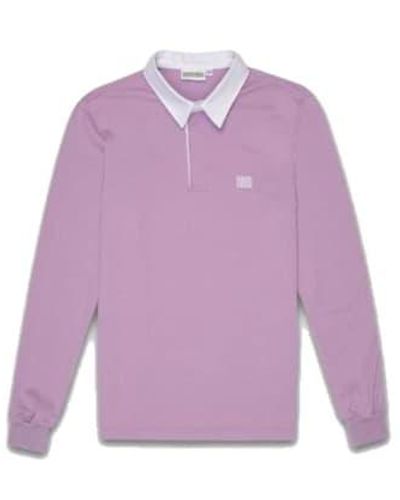 Hikerdelic Lilac Fellow Rugby Shirt S - Purple