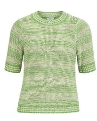 Object Objfirst Knit Pullover S - Green