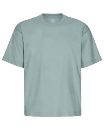 COLORFUL STANDARD Stahlblau übergroße bio-t-shirt