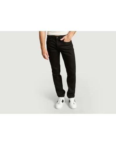 Edwin Ed 80 Tinted Slim Tapered Selvedge Jeans - Nero