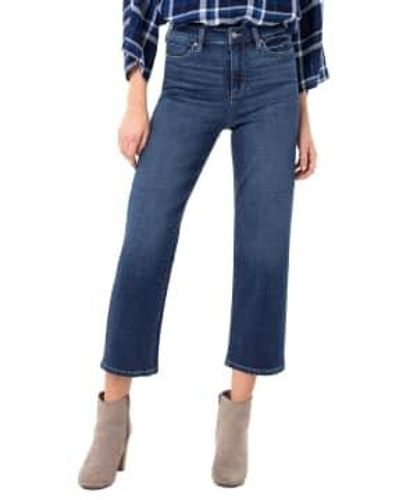 Liverpool Jeans Company Rockaway Jeans Stevie High Rise Straight Leg - Blu