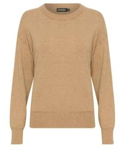 Soaked In Luxury Slspina Crew Neck - Natural
